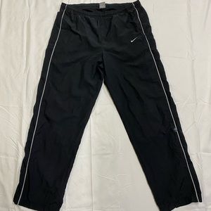 Nike Vintage Black Pants, Good Condition, Mens Medium, Embroidered Swoosh